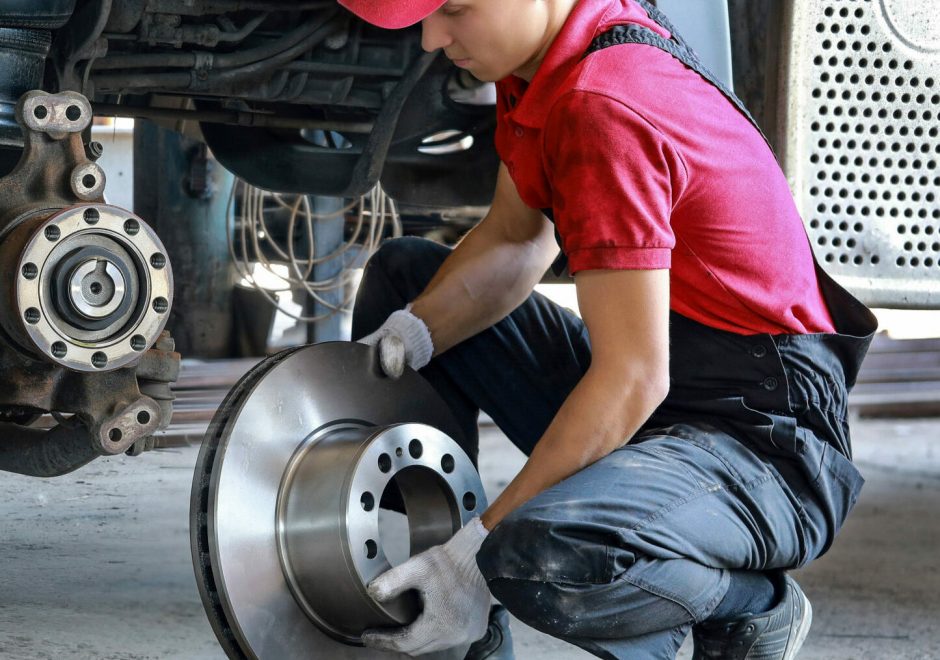 car mechanic fixing